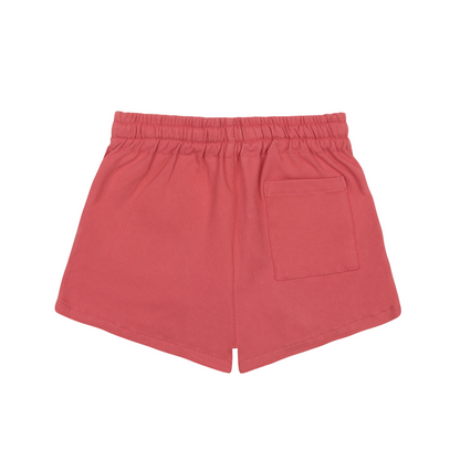 boys poppy red ultra-soft twill short