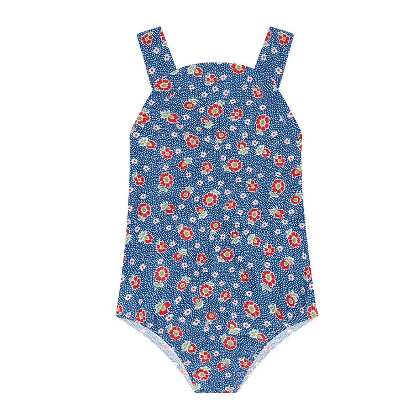 girls chatham floral bib one piece
