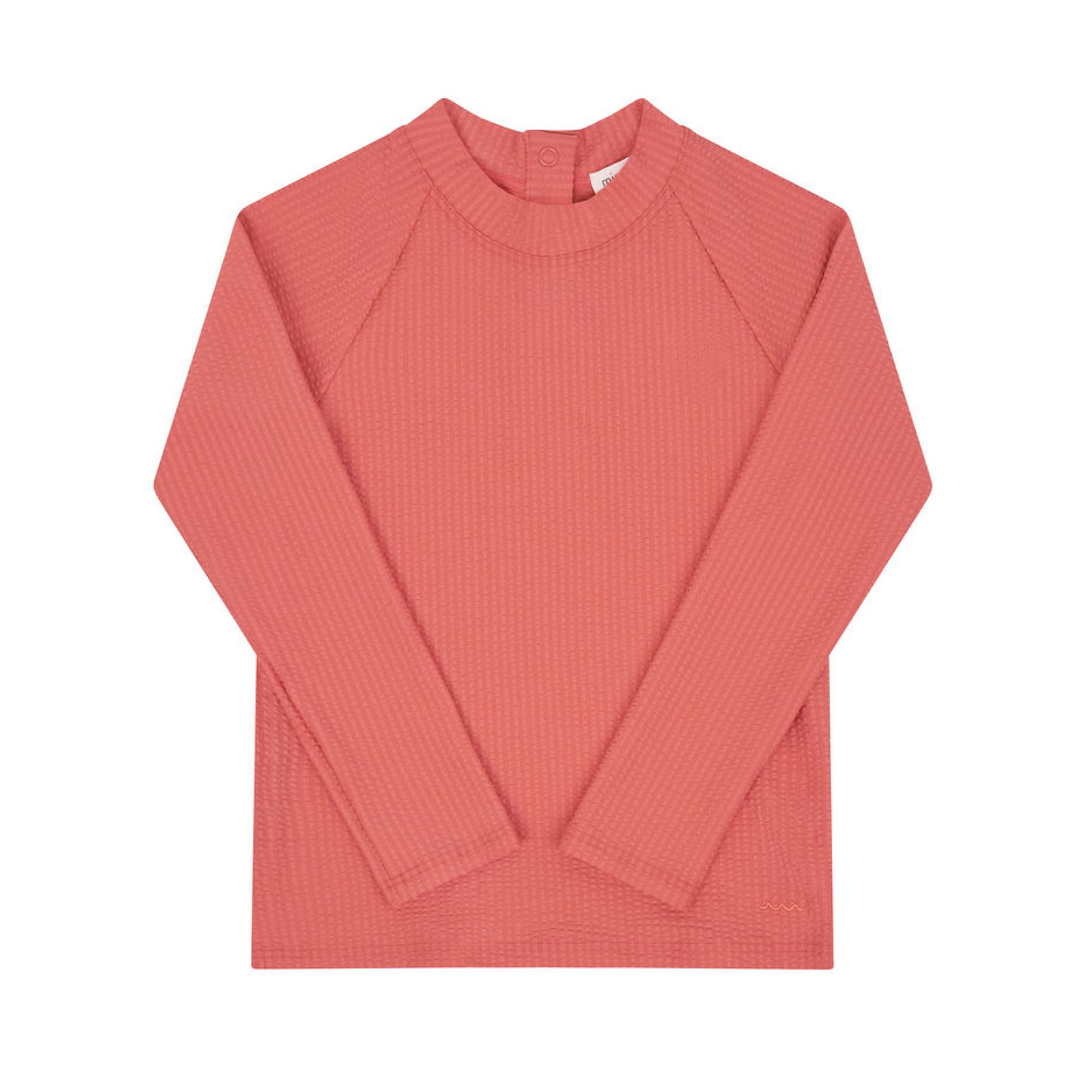 unisex sailor red seersucker rashguard