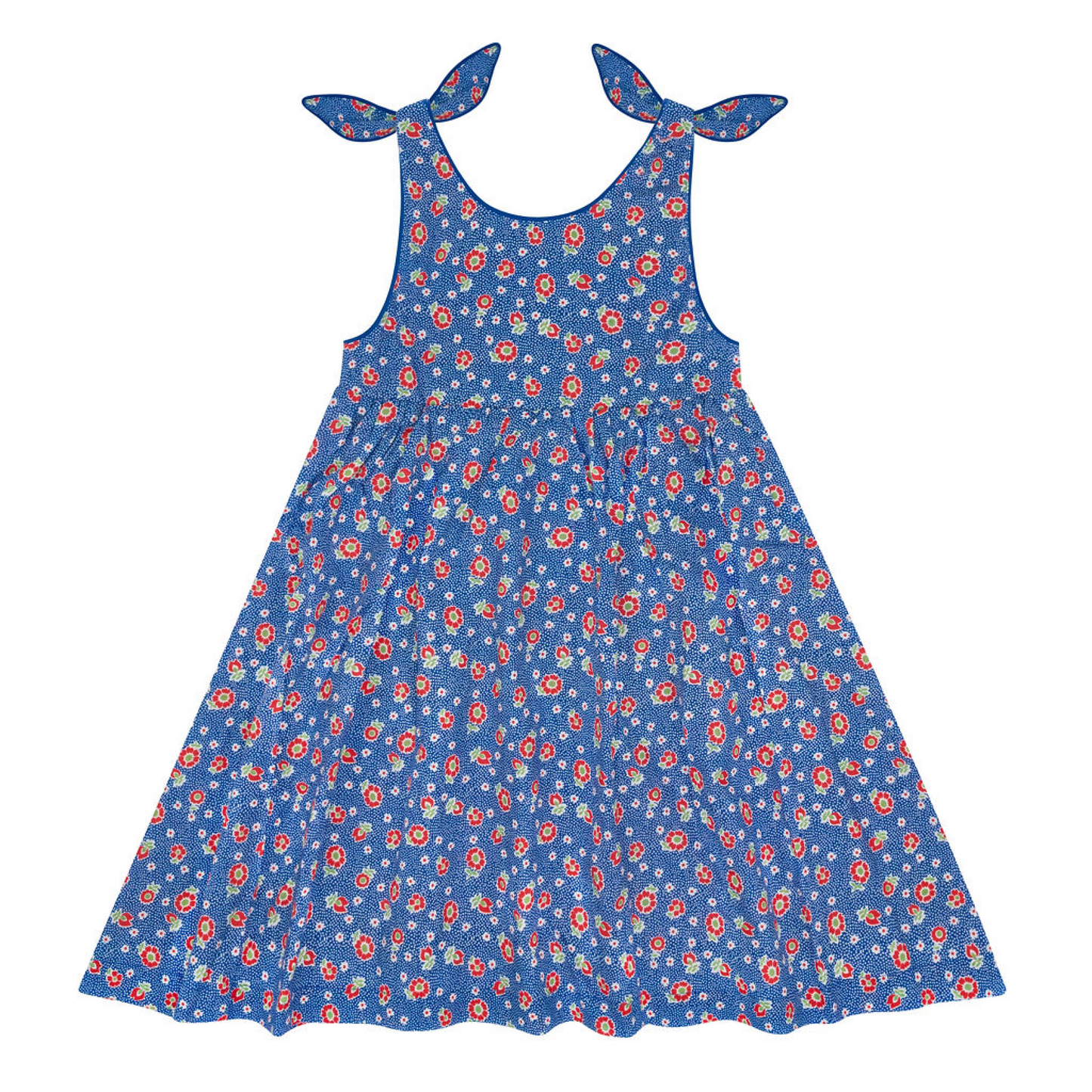 girls chatham floral tie knot dress