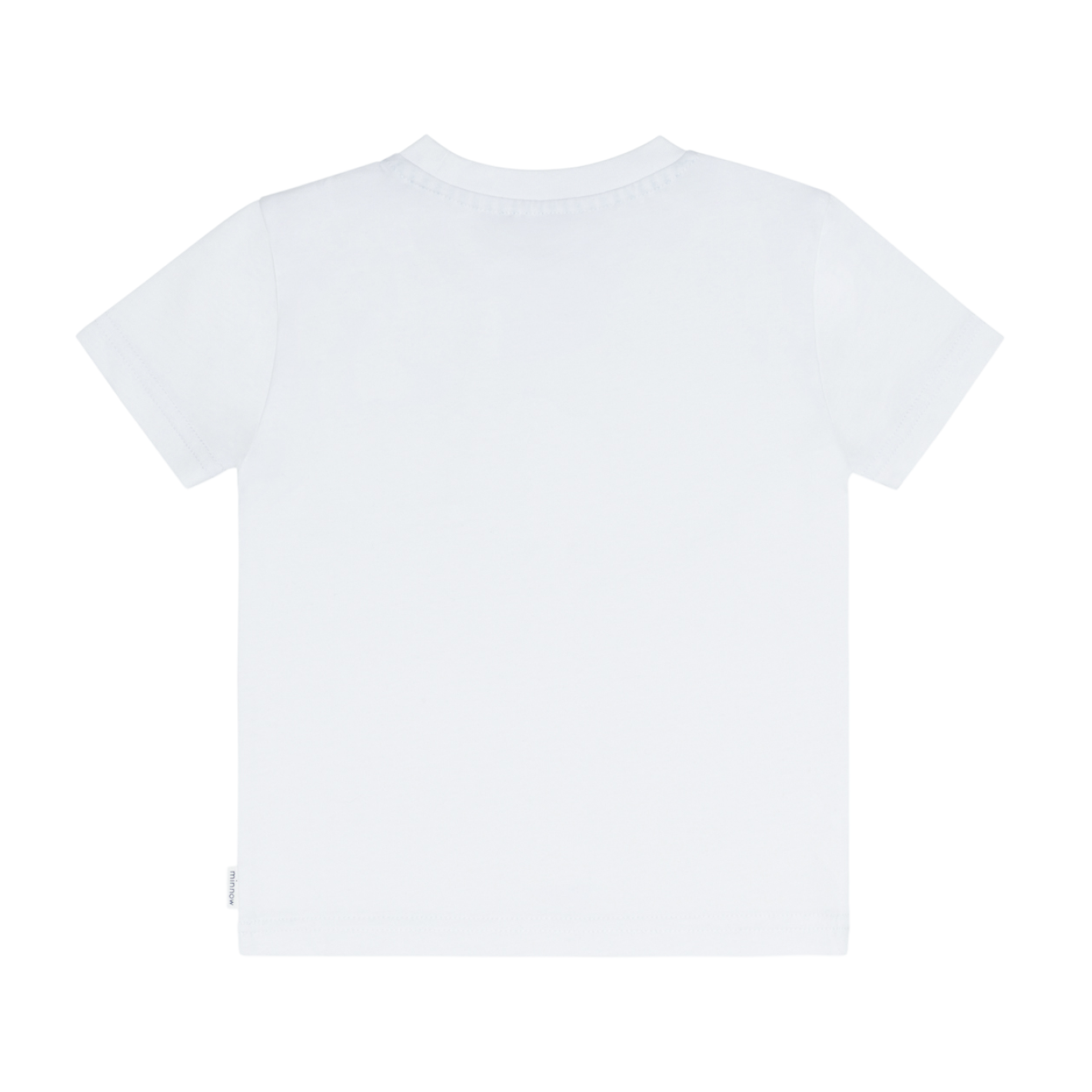 unisex white pocket tee