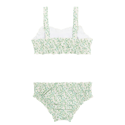 girls sea marsh floral ruffle bikini