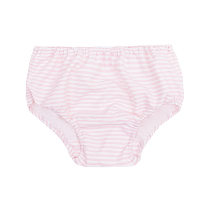 baby pink stripe diaper cover