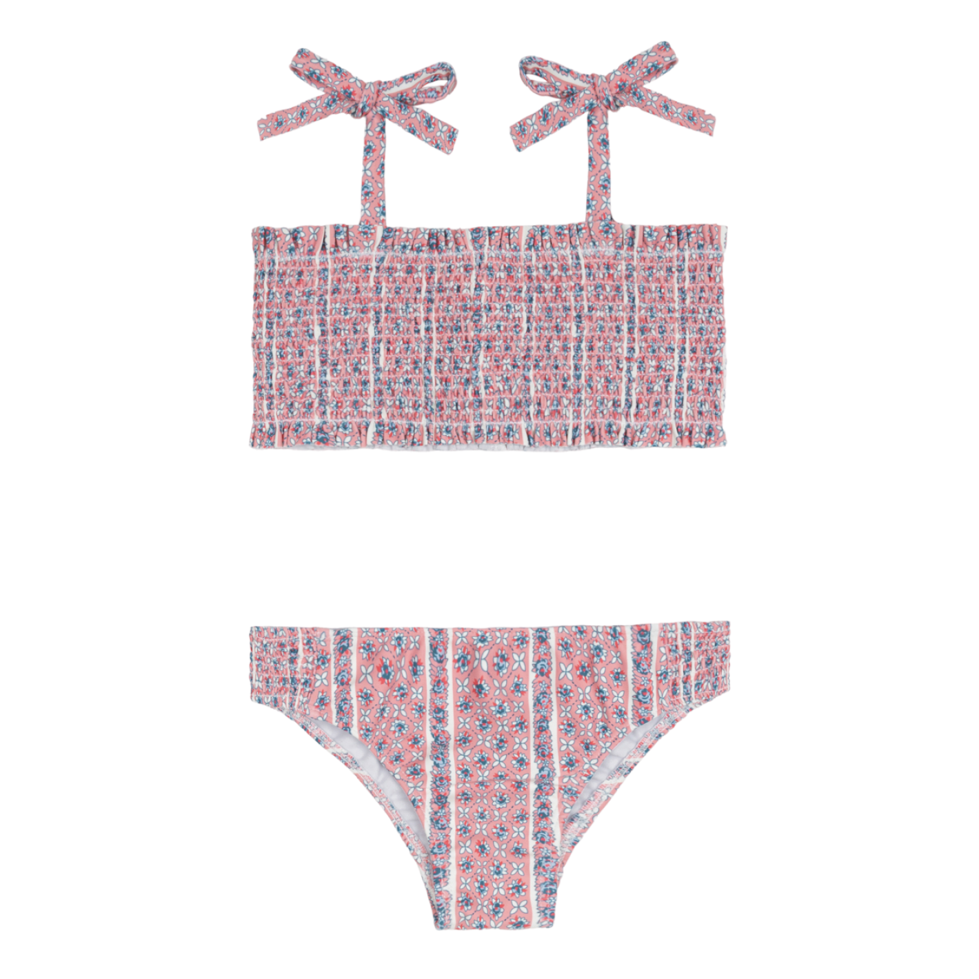 girls rosa vine smocked bikini