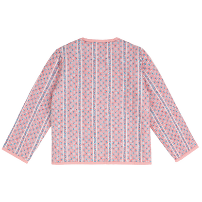 girls rosa vine quilted jacket