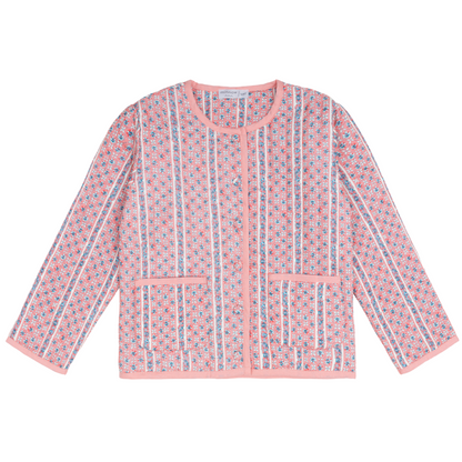 girls rosa vine quilted jacket