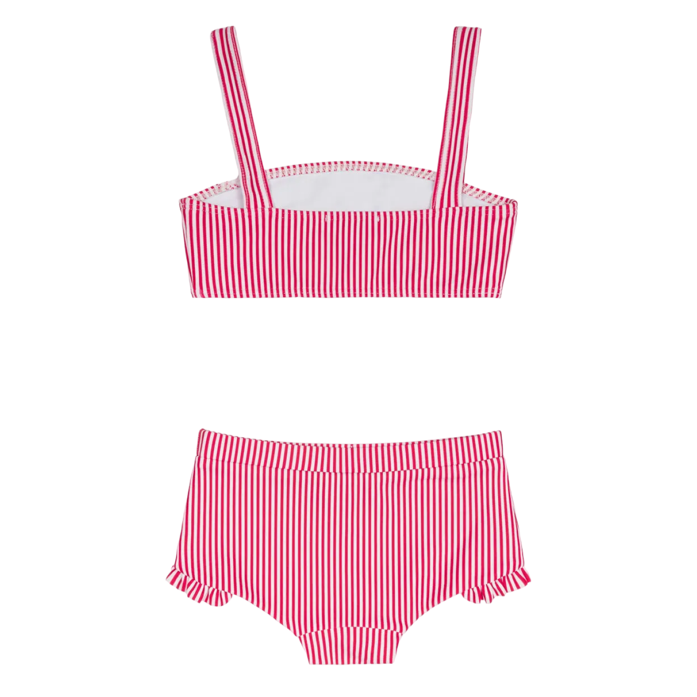 girls gondola stripe bandeau bikini and swim shorts