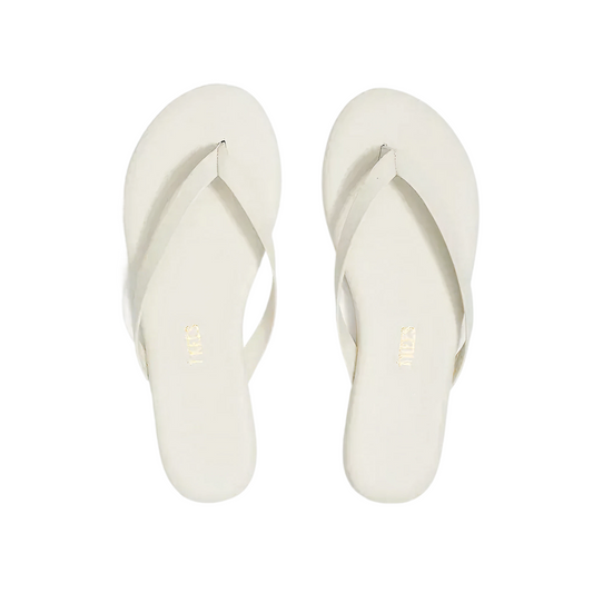 tkees cream boyfriend flip flop