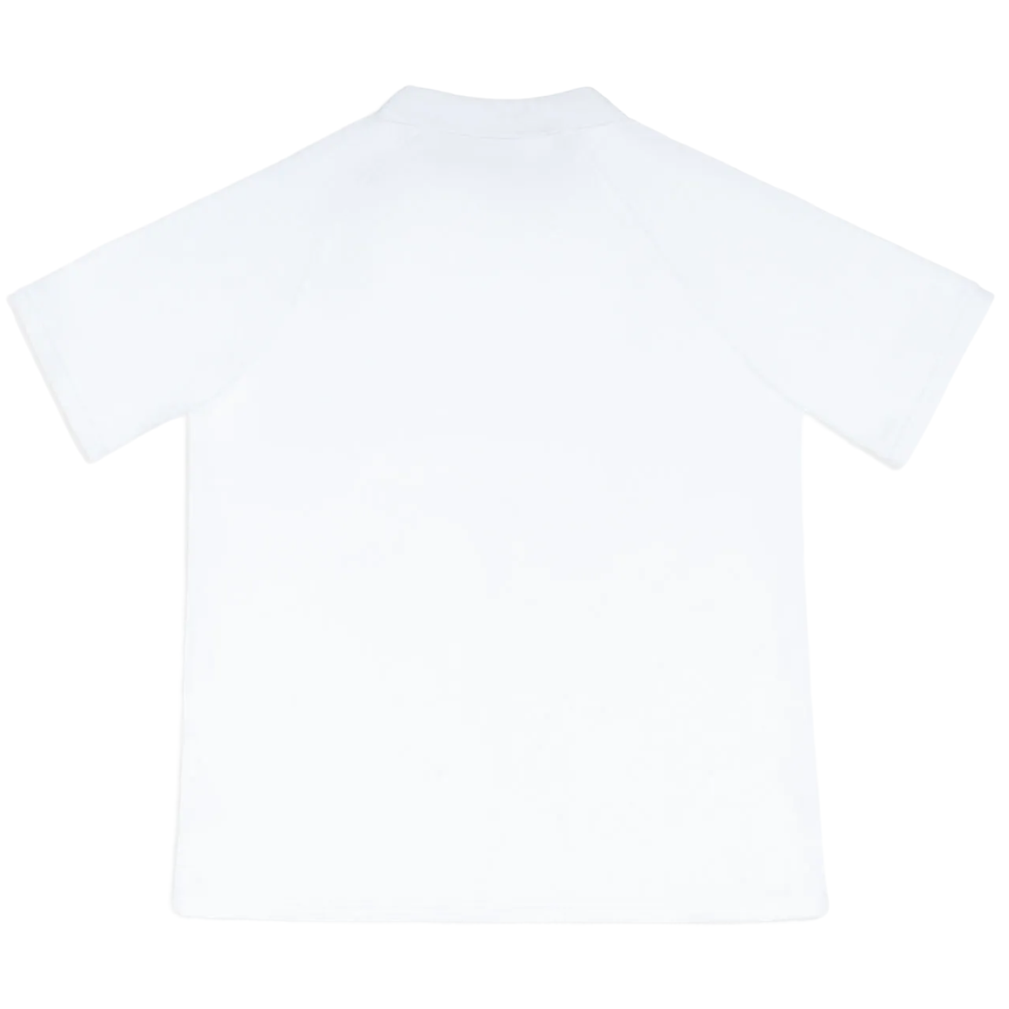 men's shell white french terry polo