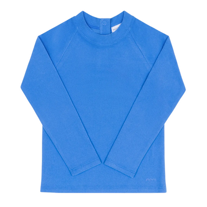 unisex deep sea blue terry rashguard