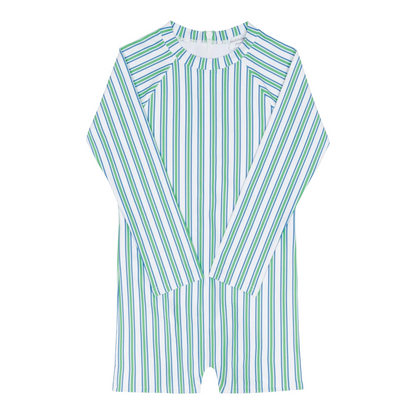 unisex tamarin stripe rashguard one piece