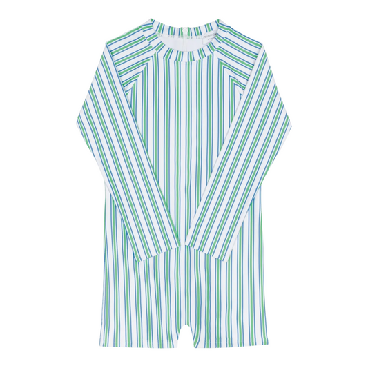 unisex tamarin stripe rashguard one piece