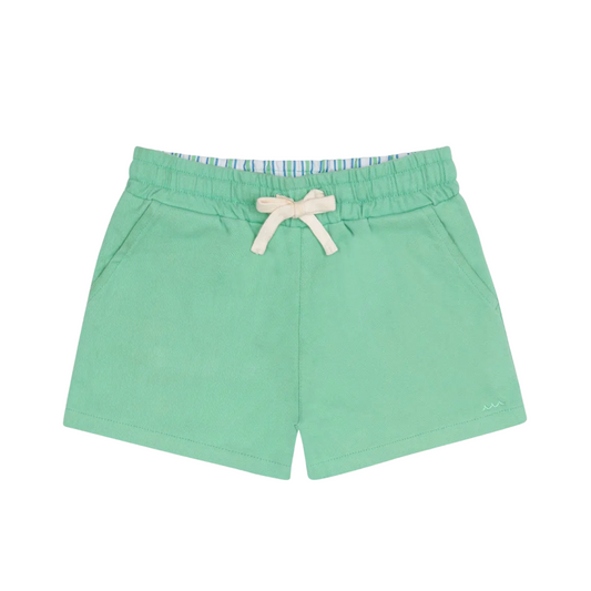 boys gustavia green ultra-soft twill shorts