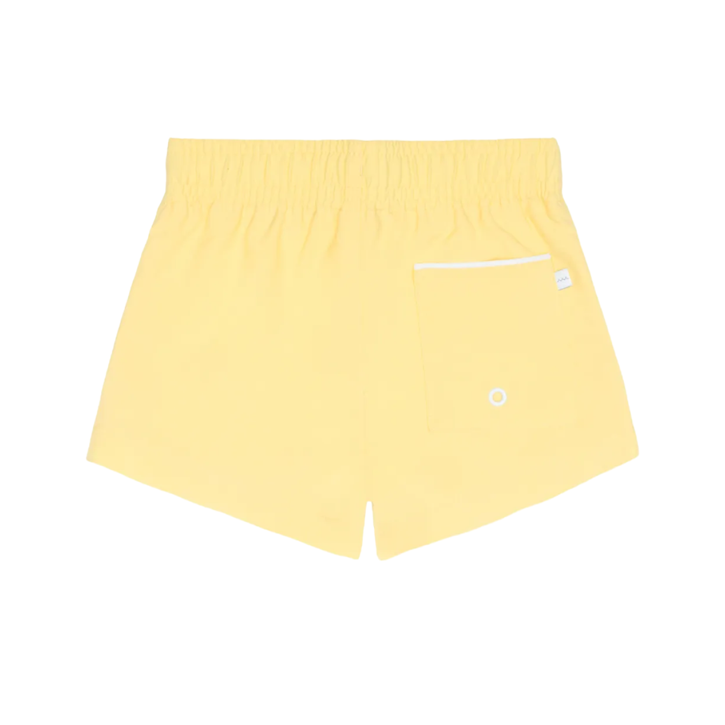 boys soleil yellow panelled boardie