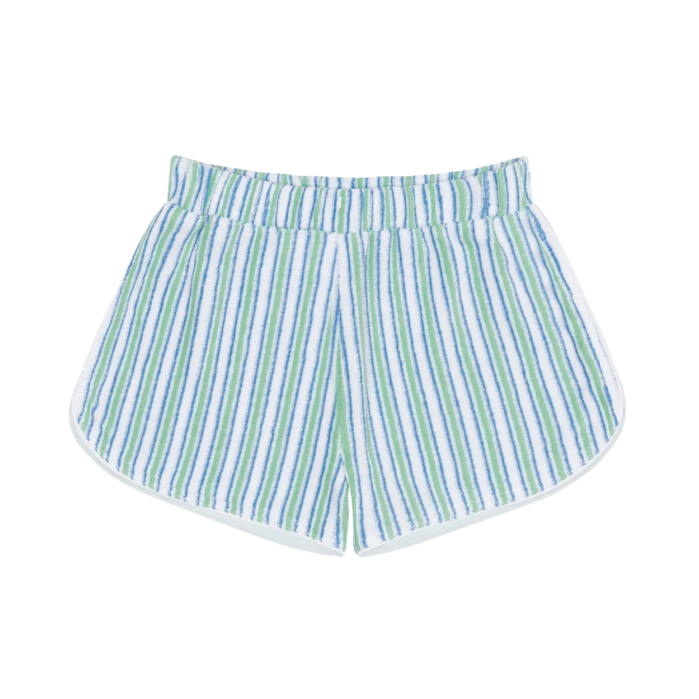 girls tamarin stripe french terry short