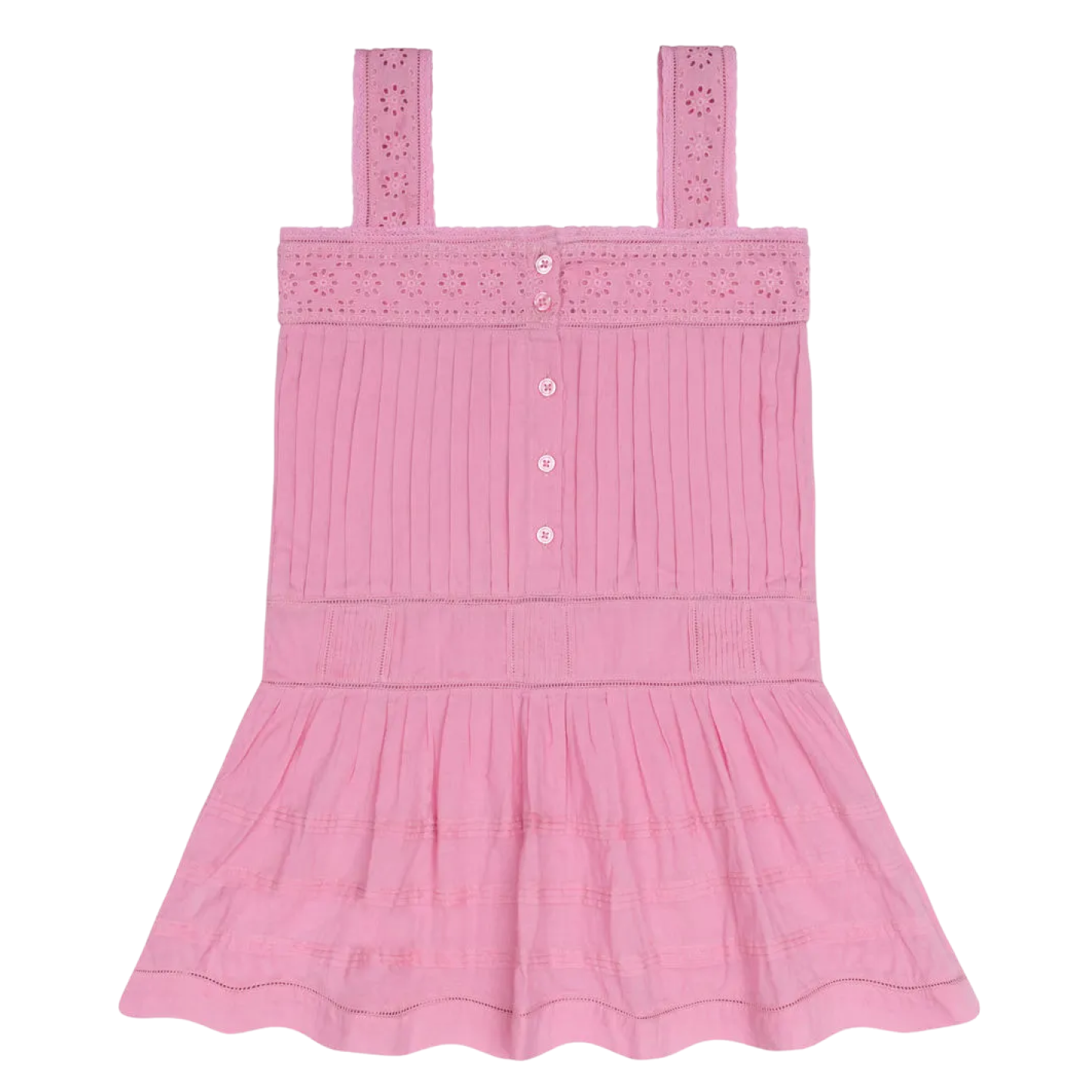 girls blush drop waist dress