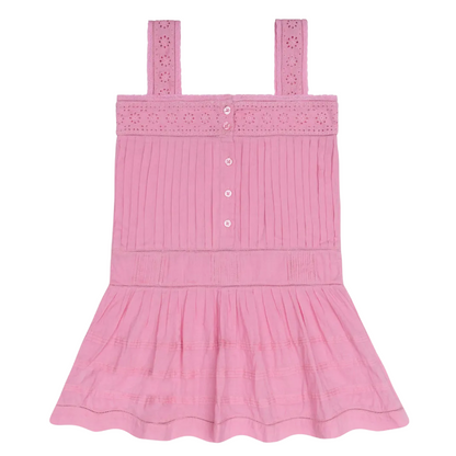 girls blush drop waist dress