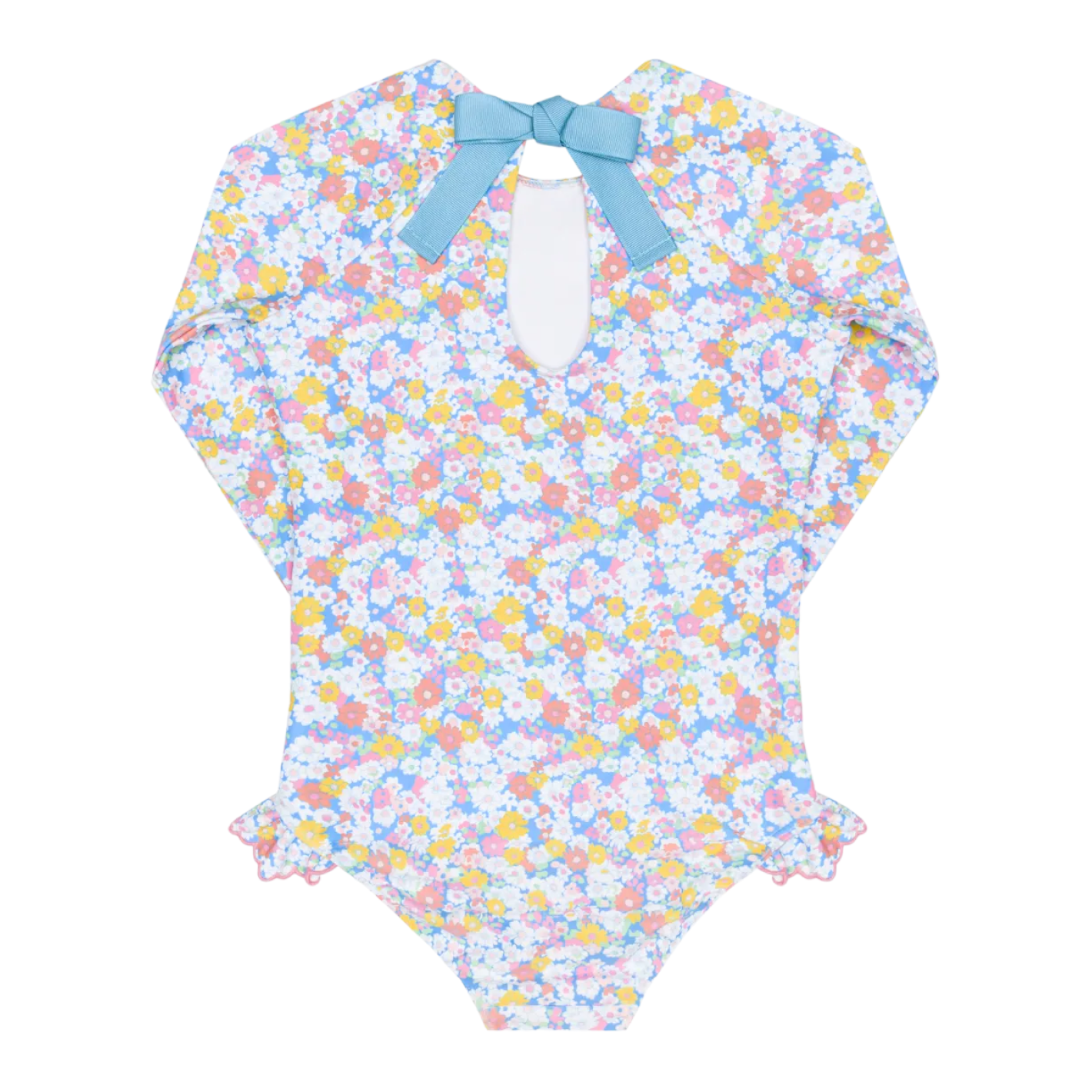 girls jasmine blossom rashguard one piece
