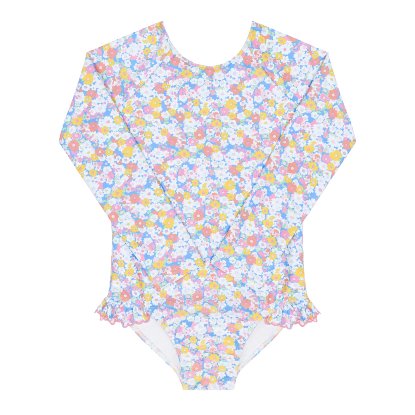 girls jasmine blossom rashguard one piece