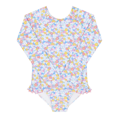 girls jasmine blossom rashguard one piece