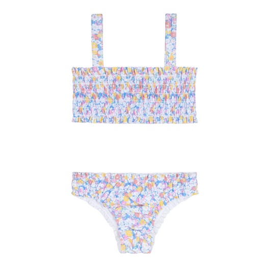 girls jasmine blossom smocked bikini