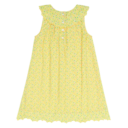 girls petite fleur ruffle collar dress