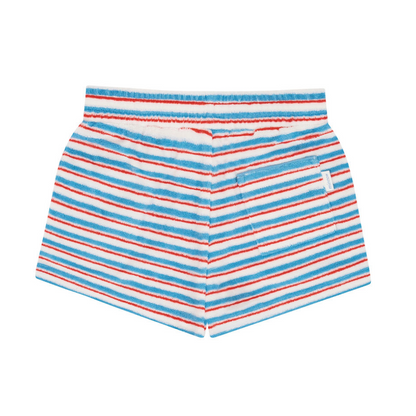 boys jetty stripe french terry short
