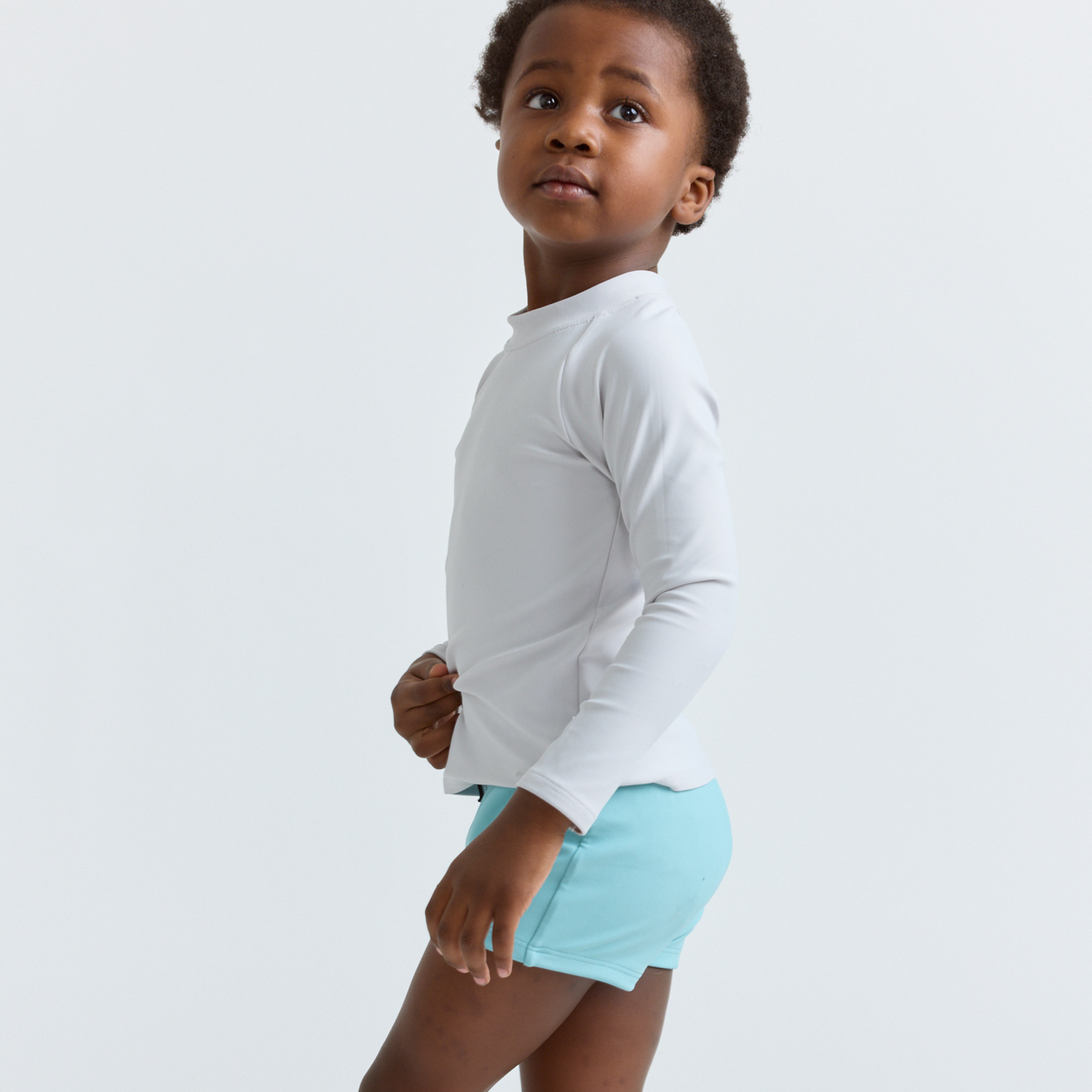 unisex dove grey rashguard