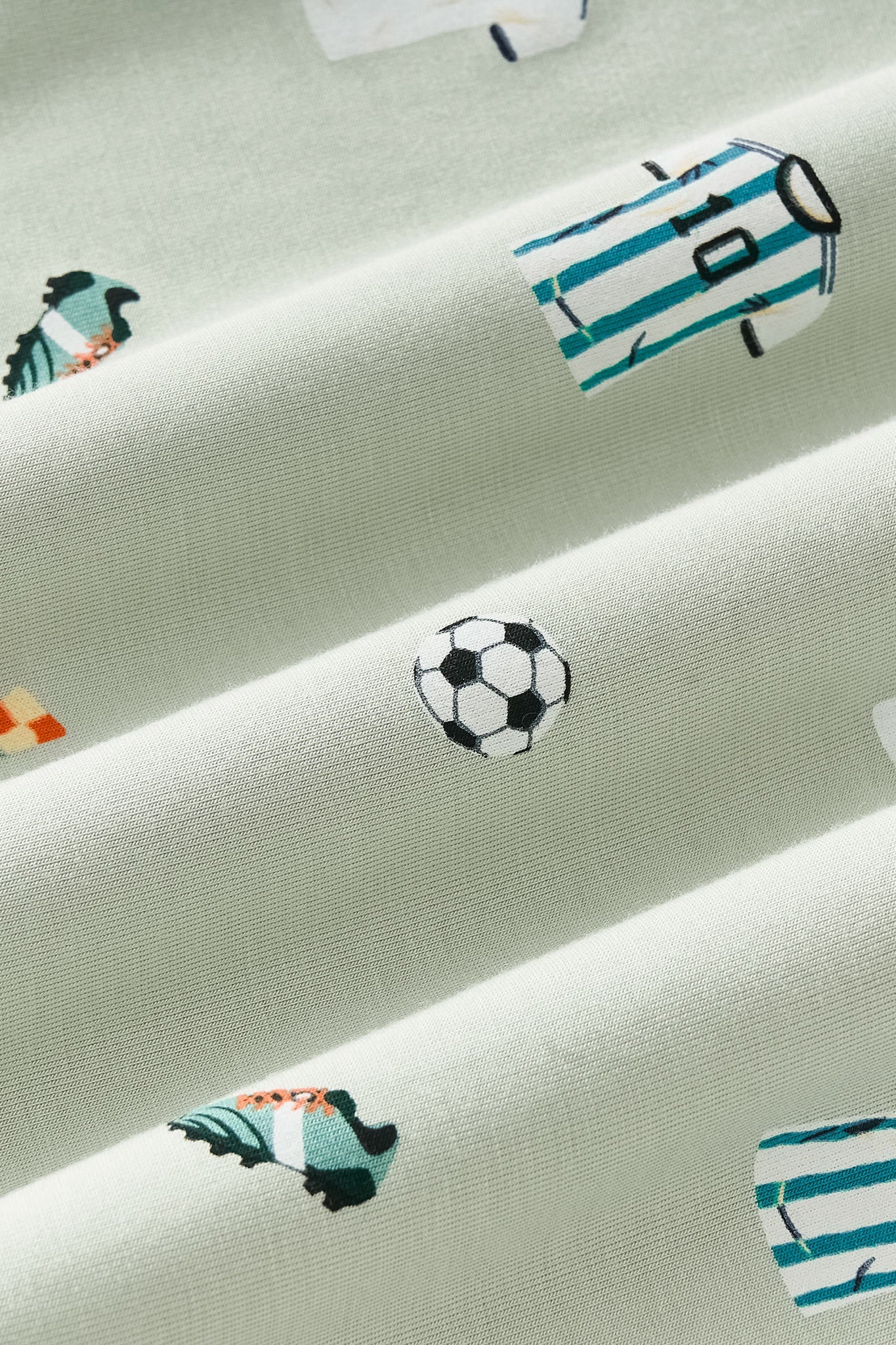 Short Sleeve Pajamas in Soccer