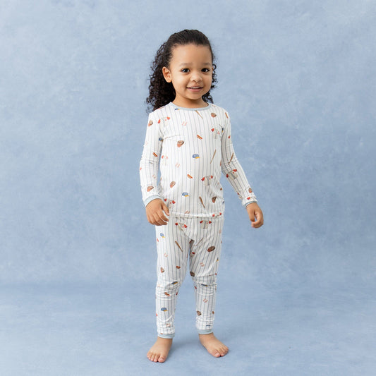 Long Sleeve Pajamas in Home Run