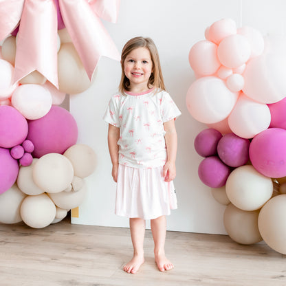 Toddler Basic Tee in Bow