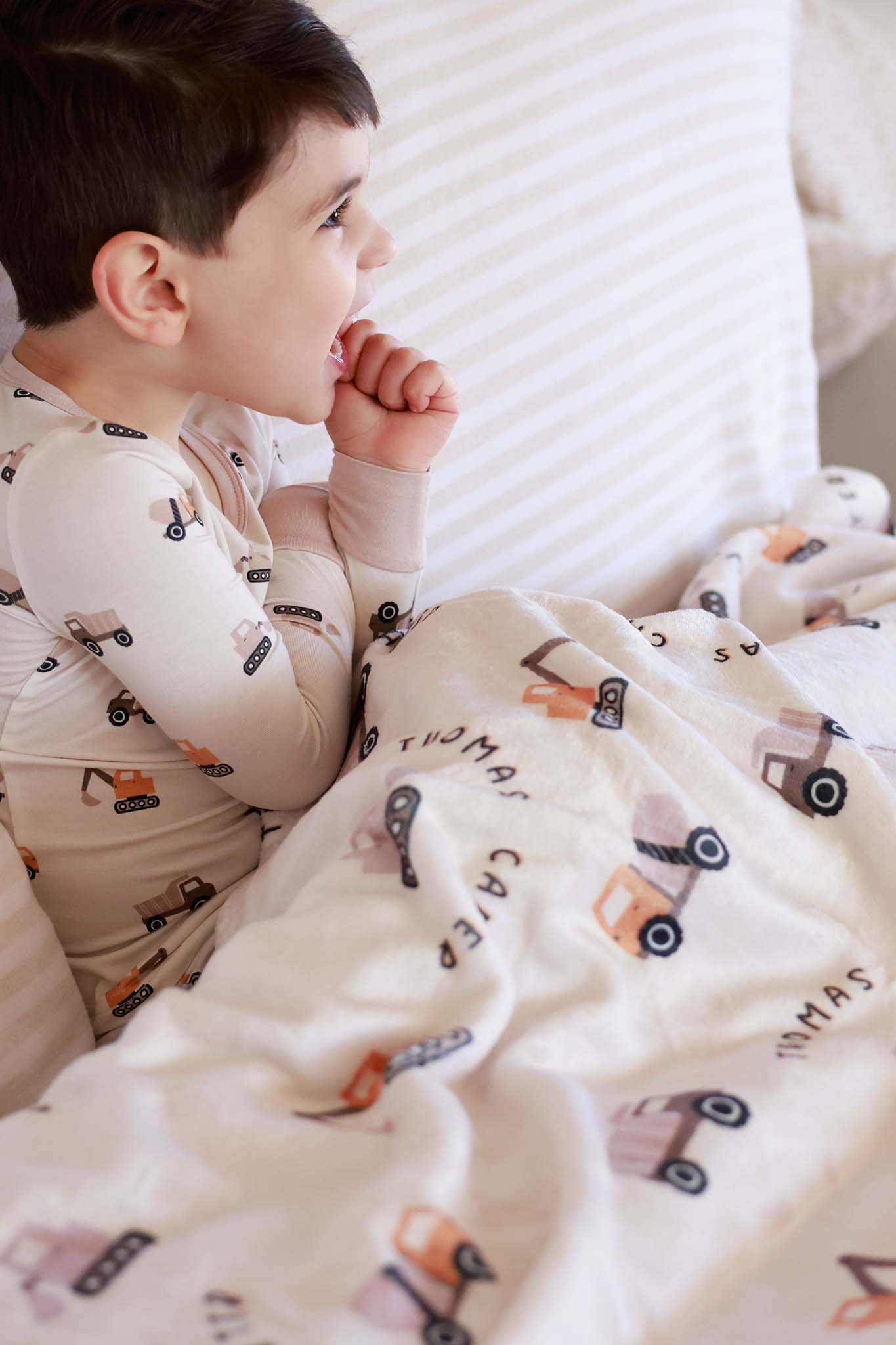 Personalized Kids Blanket | Little Builder