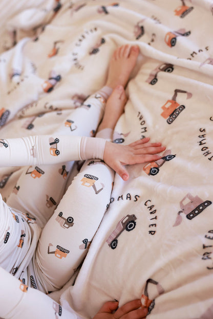 Personalized Kids Blanket | Little Builder