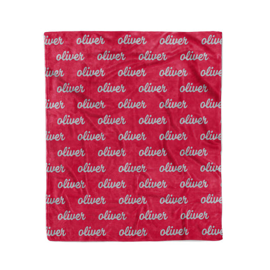 Personalized Color Blanket | Scarlet