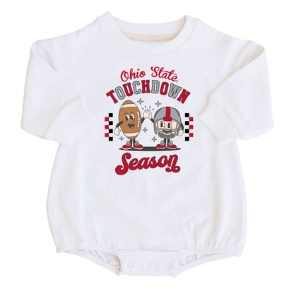 The Ohio State University | OSU Graphic Sweatshirt Bubble Romper