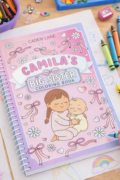 Personalized Coloring Book | Big Sibling