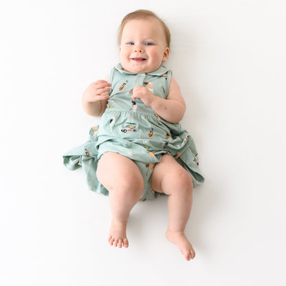 Polo Bodysuit Dress in Golf