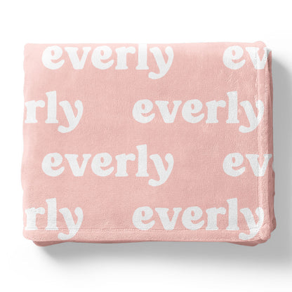 Rose Garden Personalized Color Blanket