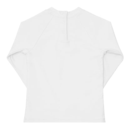unisex crane white rashguard