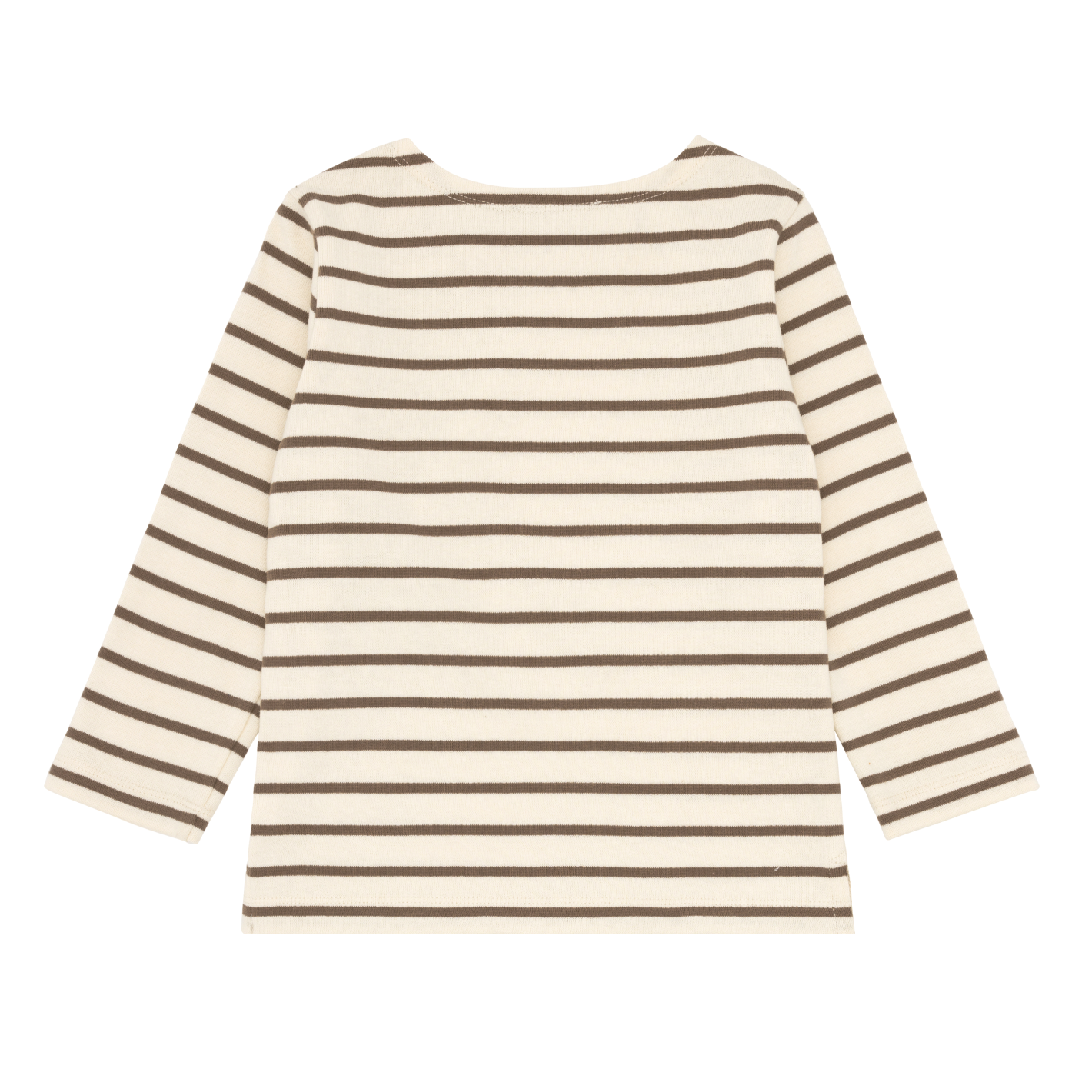 unisex mocha stripe long sleeve tee