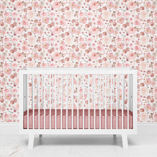 Rosie's Rose Garden Removable Wallpaper