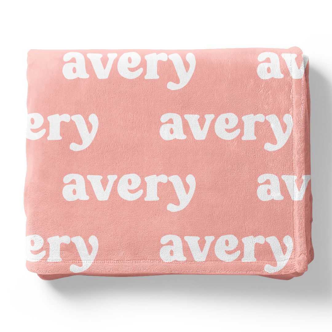 Rose Garden Personalized Color Blanket