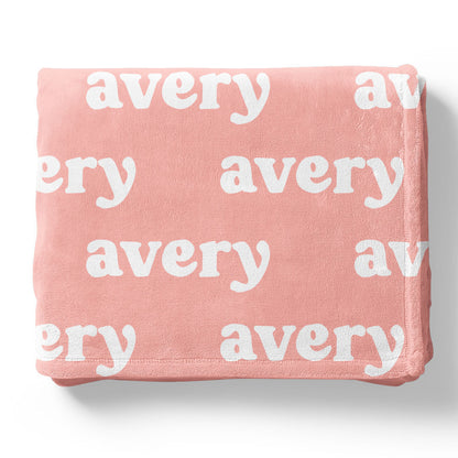 Rose Garden Personalized Color Blanket