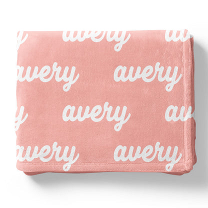 Rose Garden Personalized Color Blanket