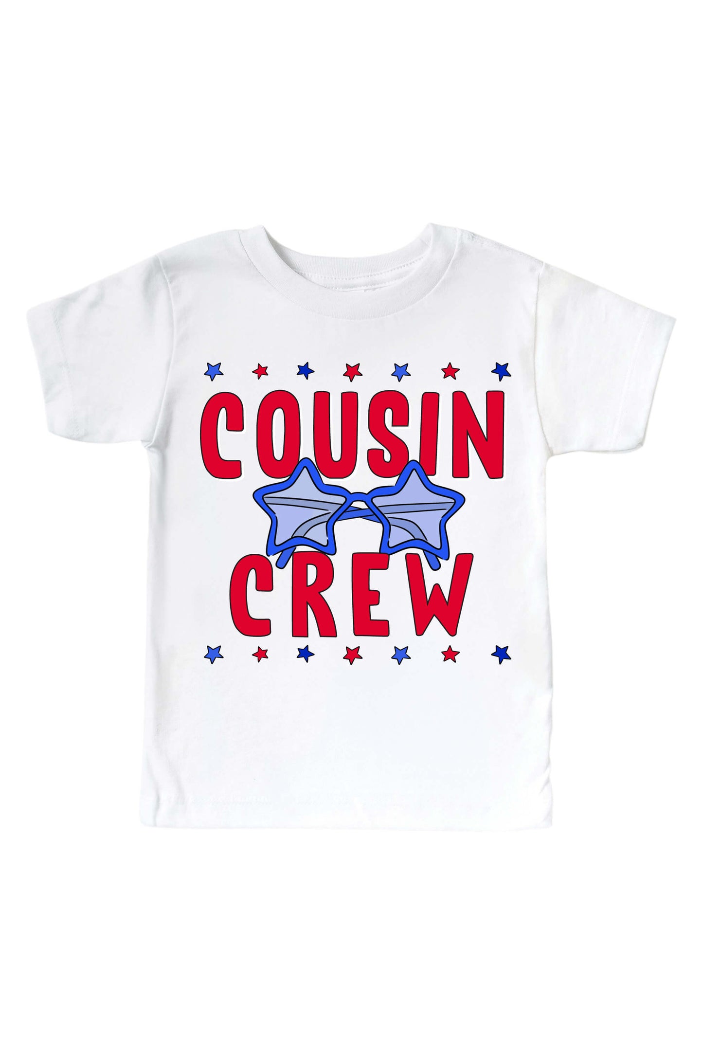 Red & White Cousin Crew Graphic Bodysuit & Kids Tee | White