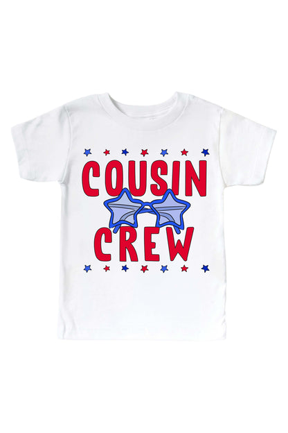 Red & White Cousin Crew Graphic Bodysuit & Kids Tee | White