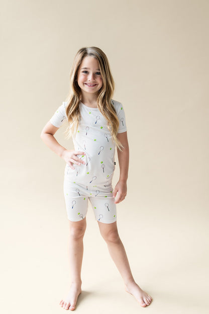 Short Sleeve Pajamas in Tennis