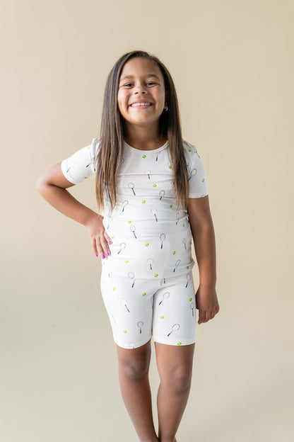 Short Sleeve Pajamas in Tennis