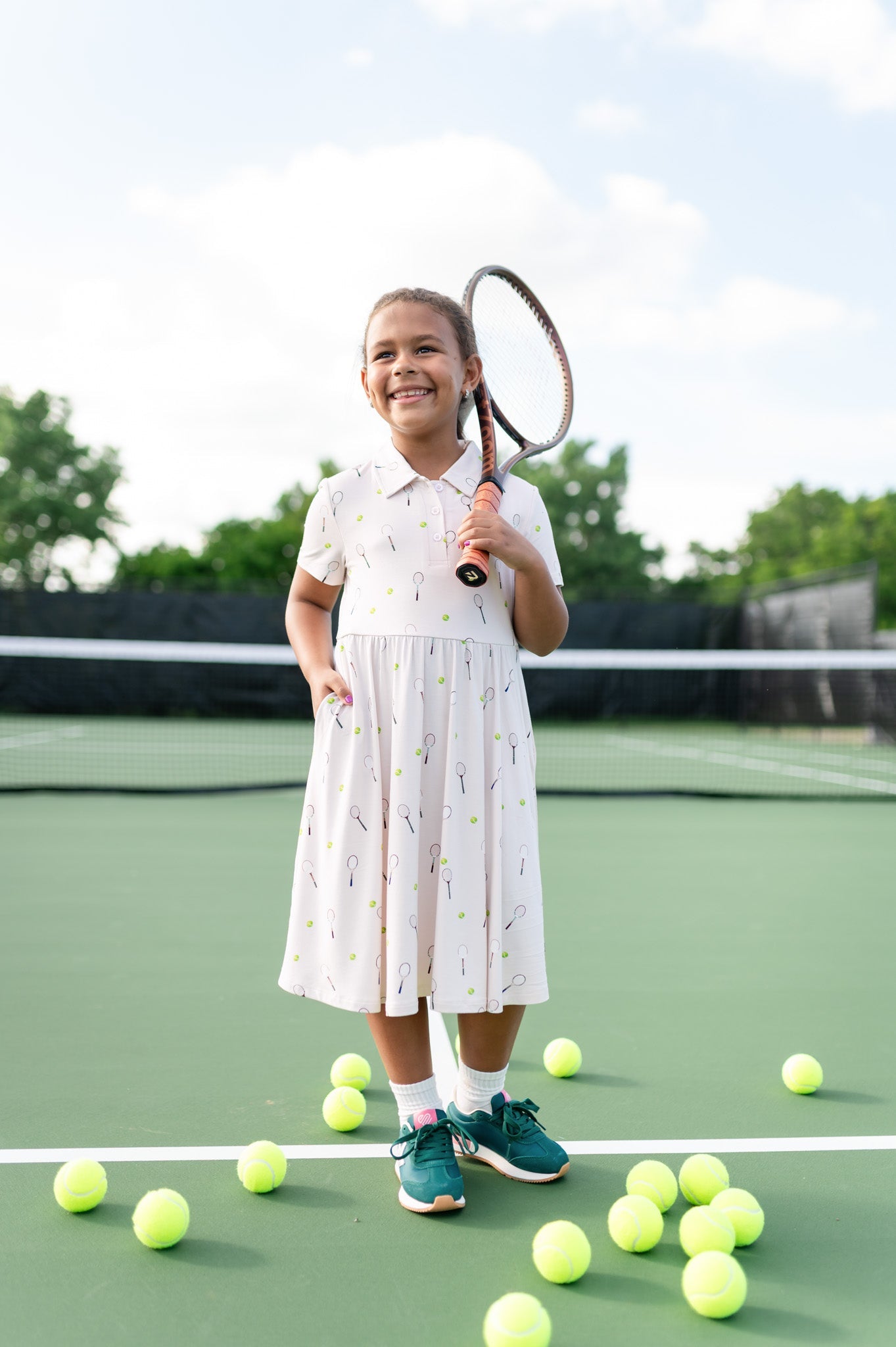Polo Dress in Tennis