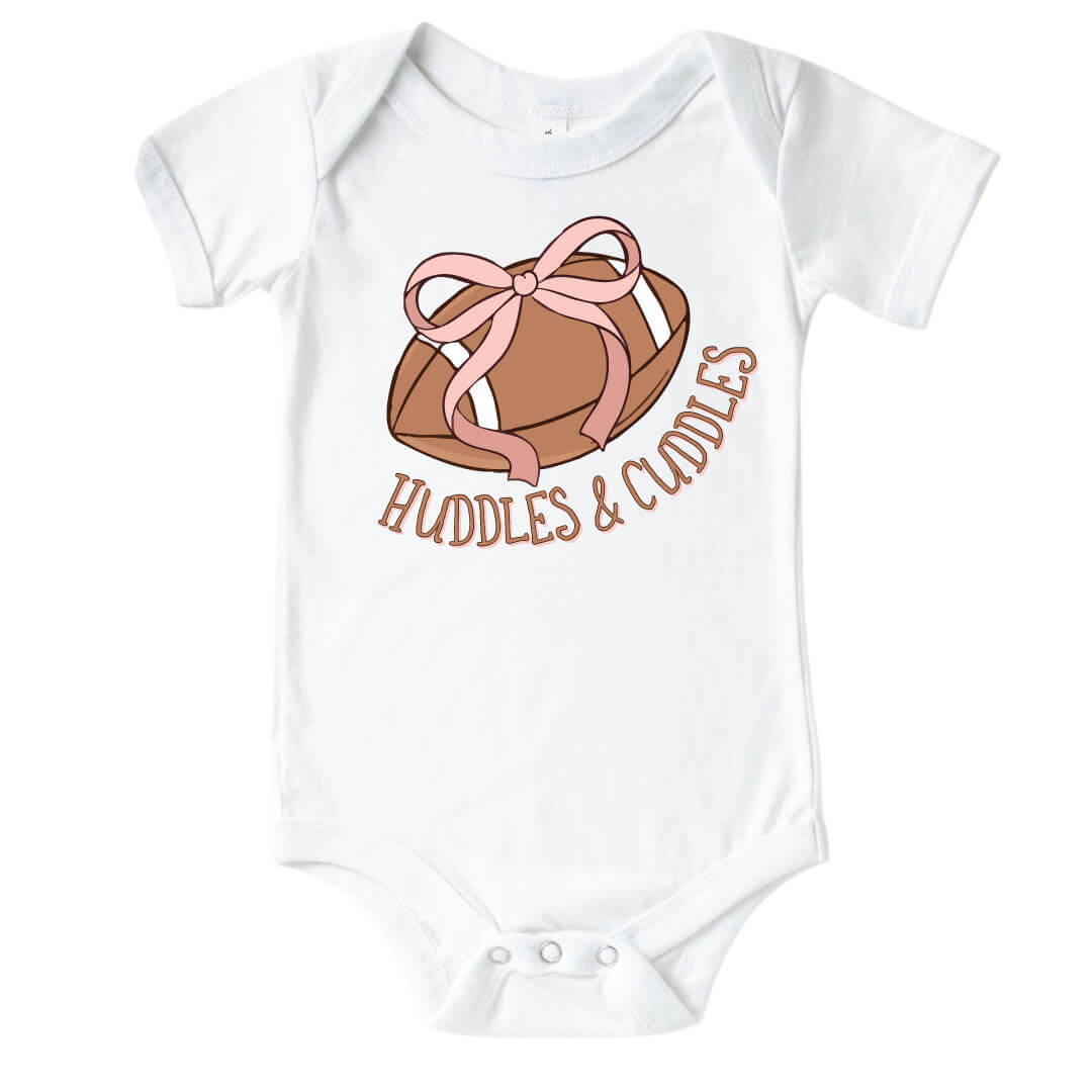 Huddles & Cuddles Graphic Bodysuit | White